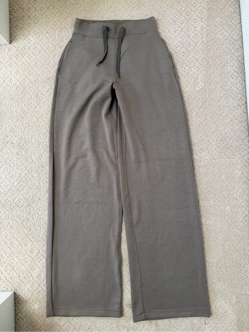 American Tall Wide-Leg Drawstring Sweatpants - Taupe